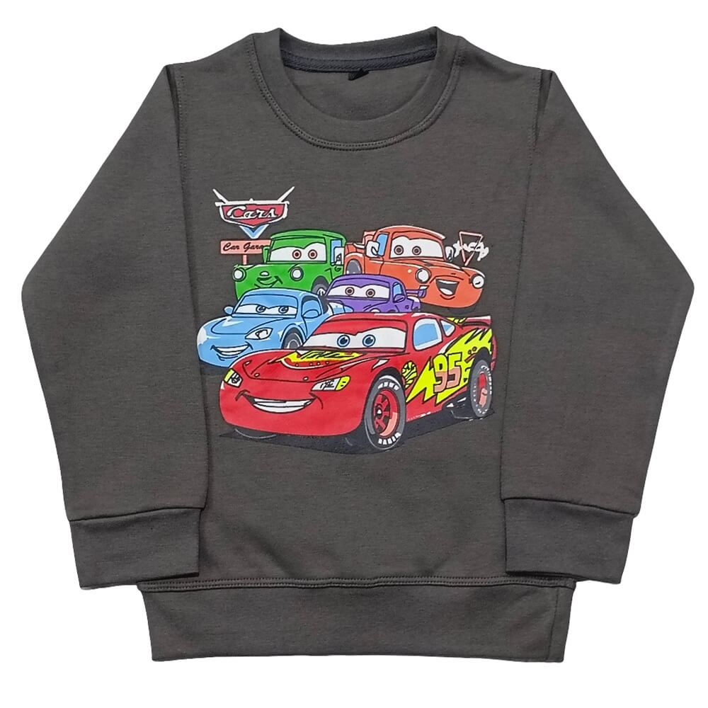 SH CARS SWEATSHIRT GRY01