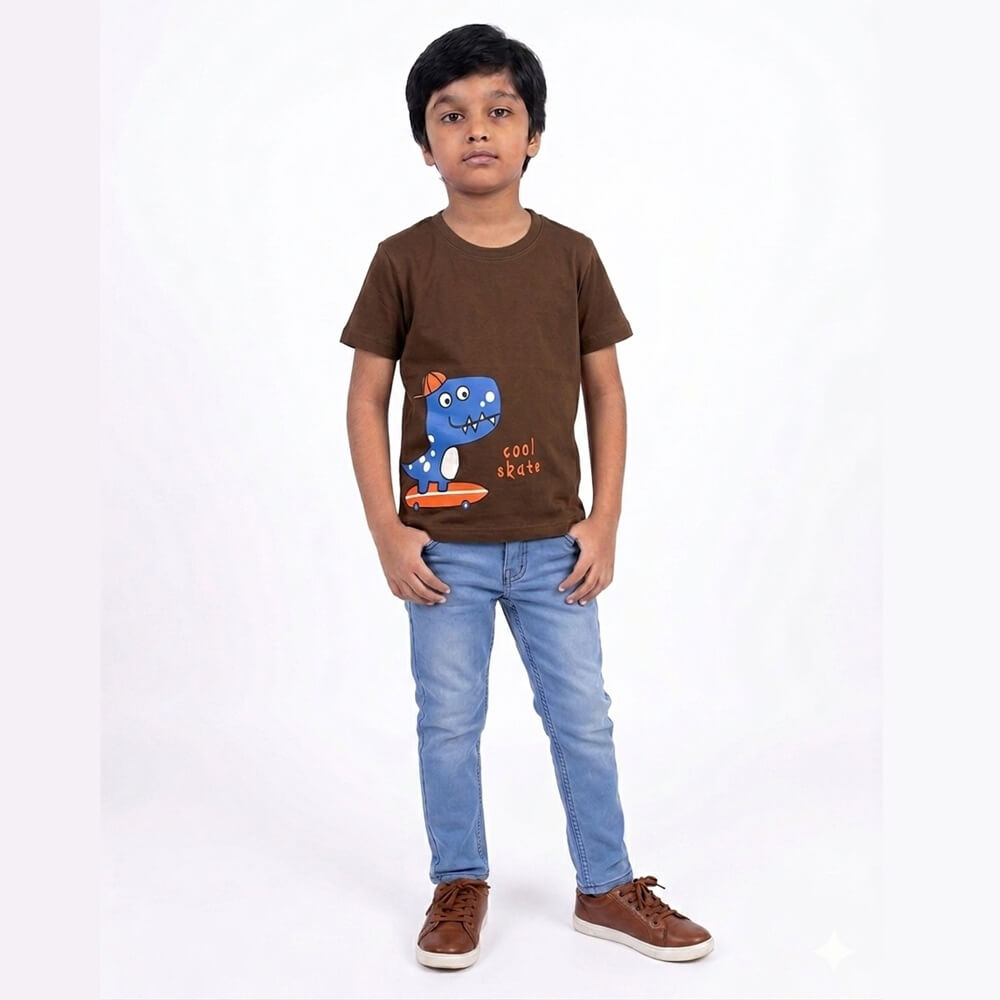 CC COOL STAKE TSHIRT BRN01 MODEL