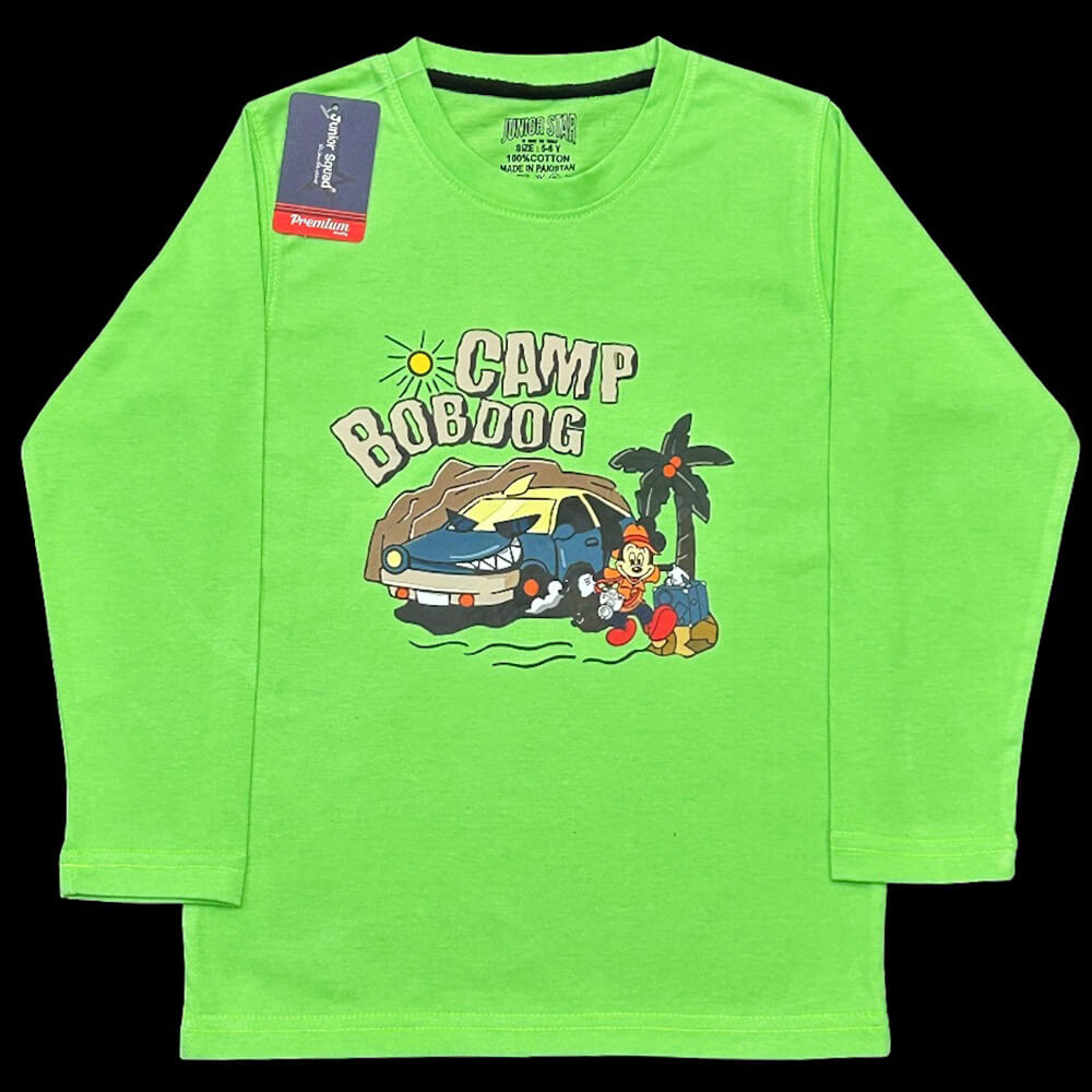 JS CAMP BOBDOG SHIRT PRTGRN01