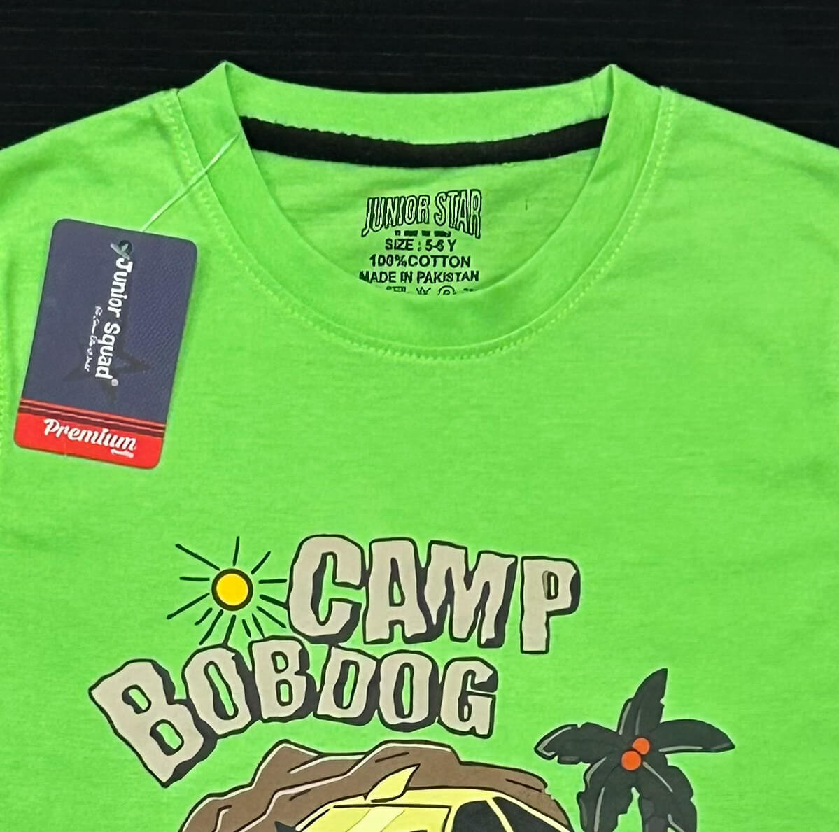 JS CAMP BOBDOG SHIRT PRTGRN03