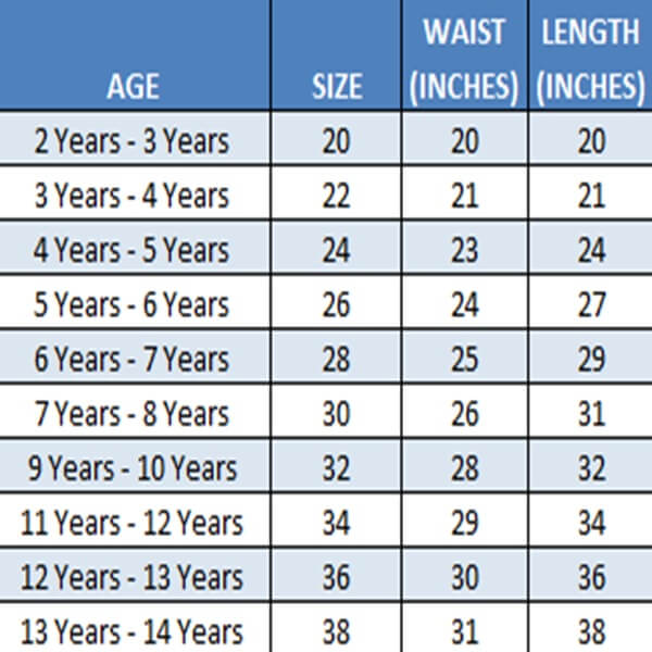 LS KIDS JEANS BLK01 SIZE