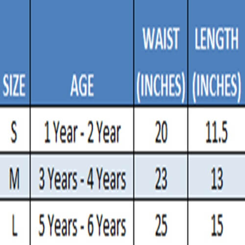 NK KIDS NIKER CHR01 SIZE