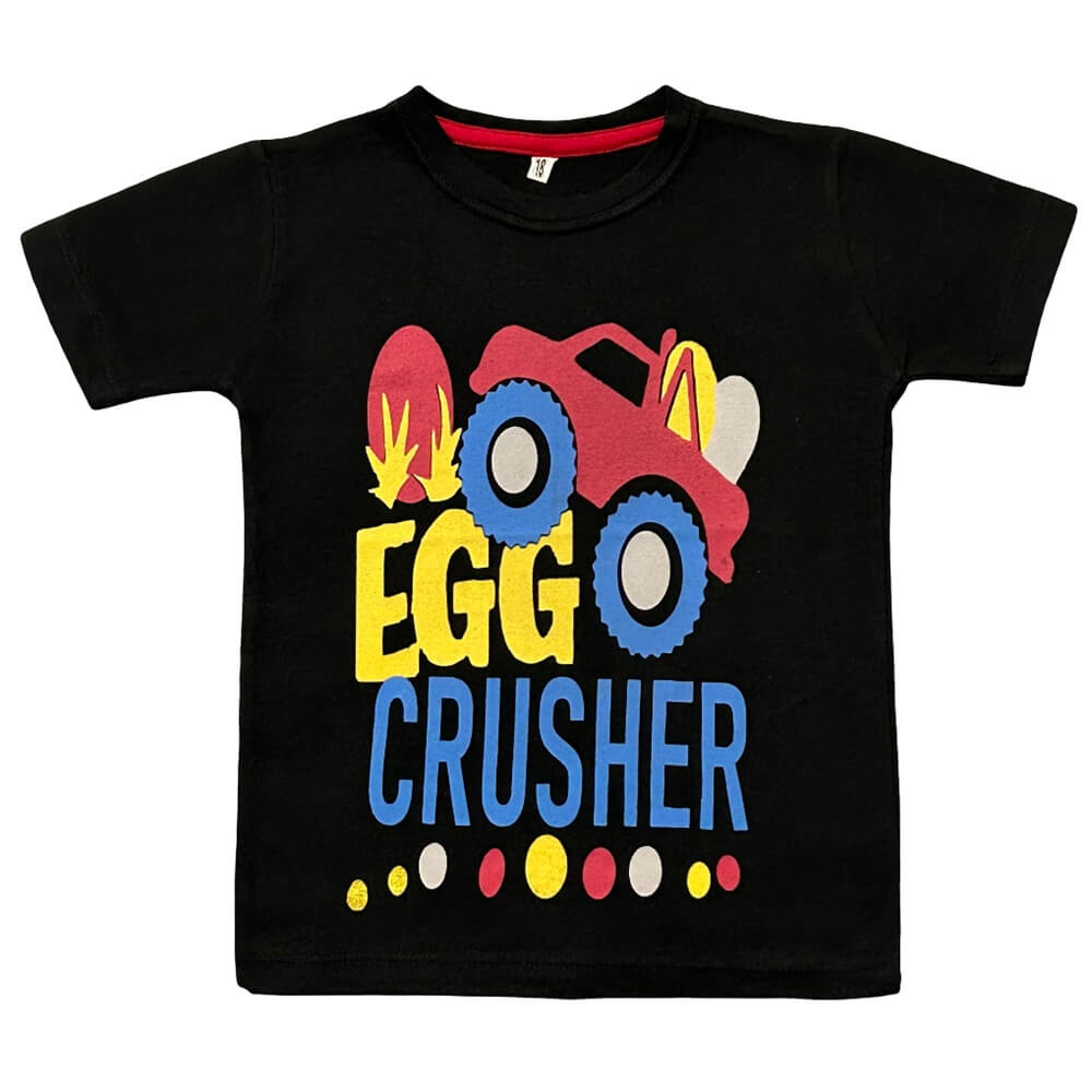 SH EGG CRUSHER TSHIRT BLK01