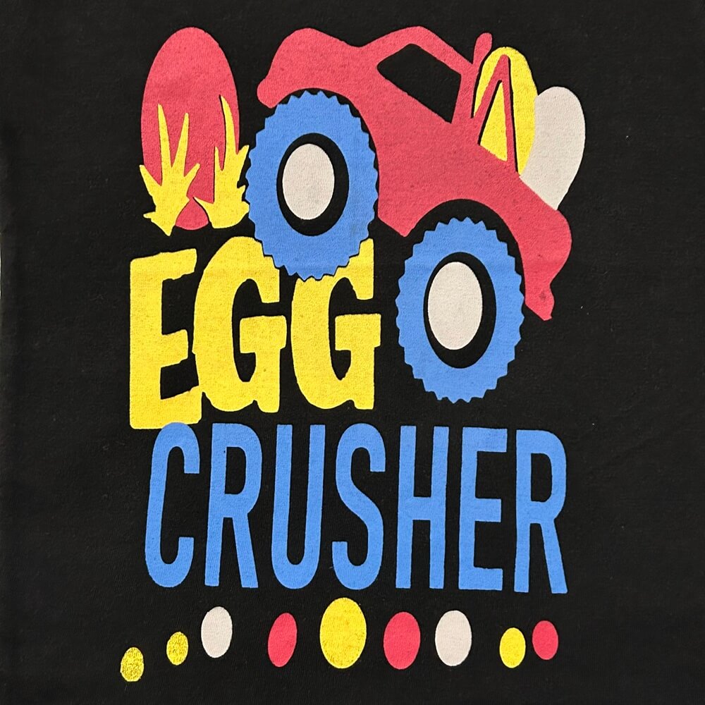 SH EGG CRUSHER TSHIRT BLK02