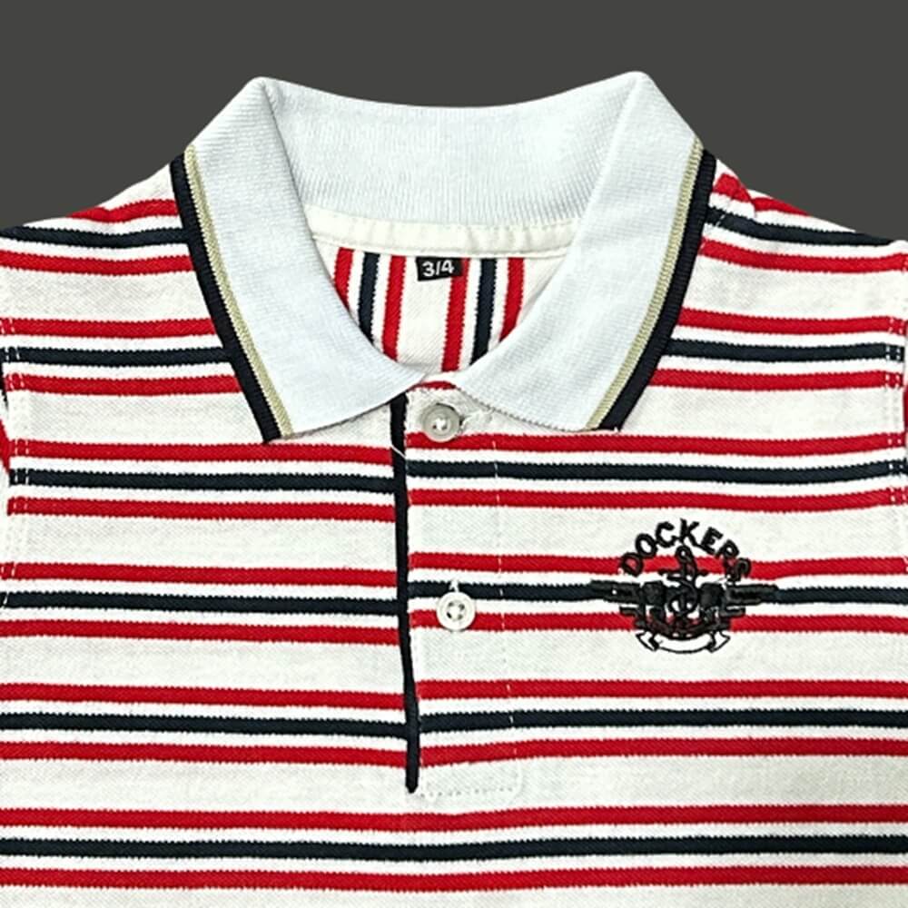 SH Kids Polo RDWHT12
