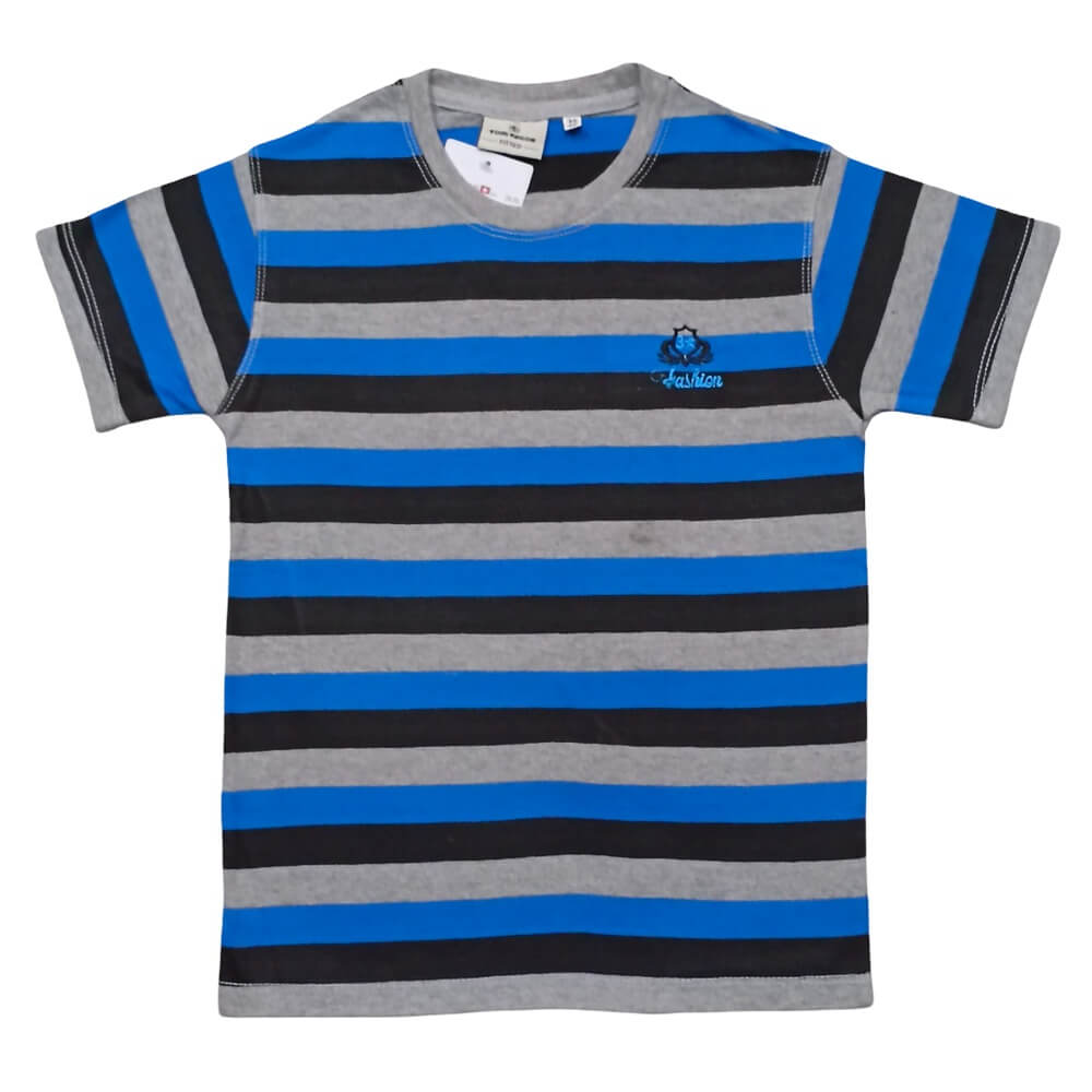 TM KIDS STRIPER SHIRT BLBKGR01