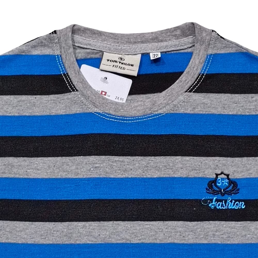 TM KIDS STRIPER SHIRT BLBKGR02