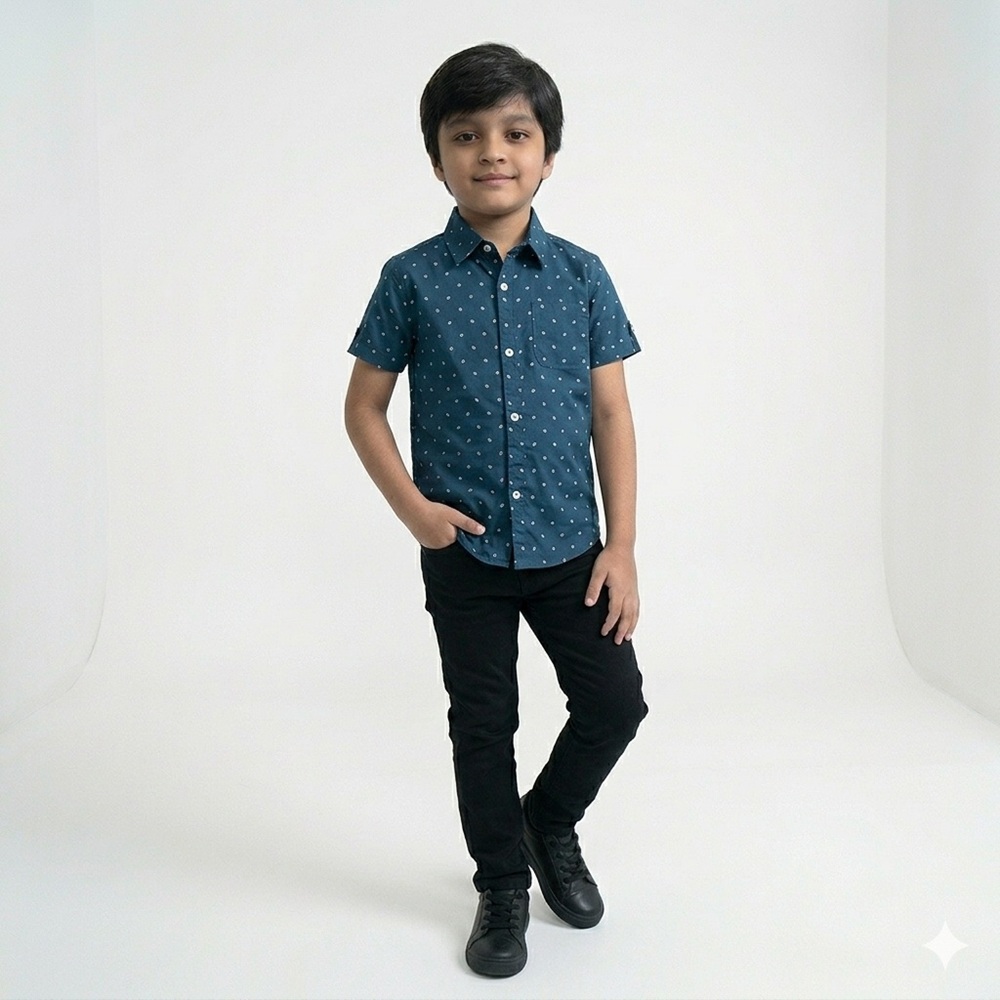 LS KIDS SHIRT SGRN01 MODEL