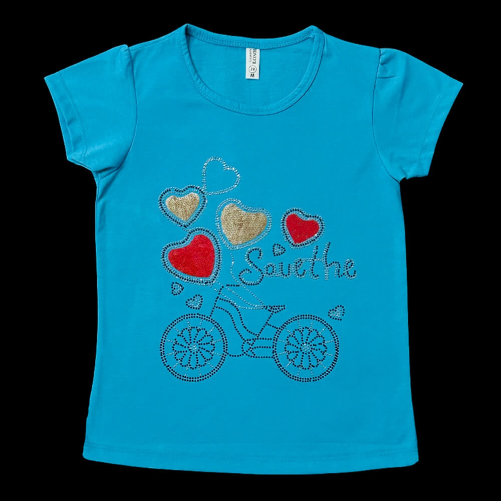 PN SOUTHEE GIRLS SHIRT BLU01